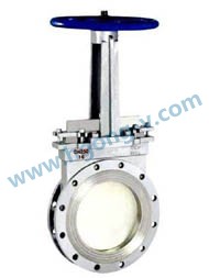 API/GB cast steel wafer flange knife gate valve